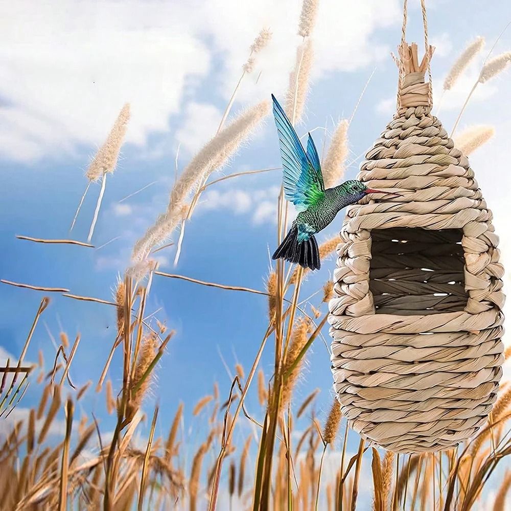Decorative Hand-Woven Bird House