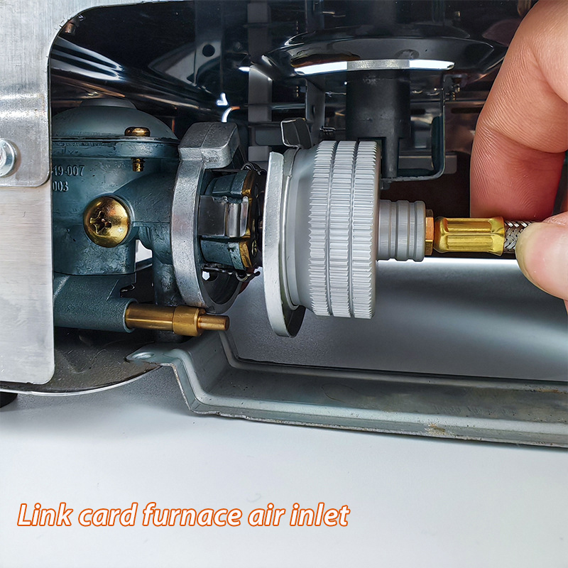 Outdoor Camping Stove Butane Gas Adapter & Converter Hose Effortless Outdoor Cooking Accessory