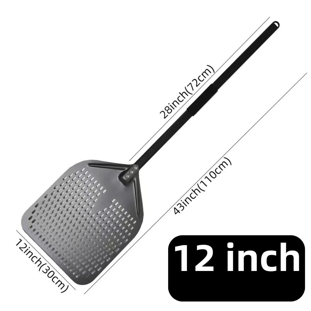 Aluminum Pizza Peel Bread Paddle with Wooden Handle