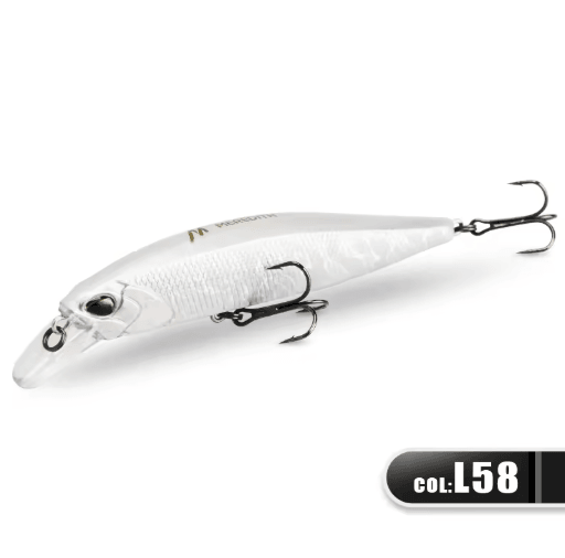 MEREDITH Jerk Minnow 100F Floating Fishing Lure Professional Hard Bait Wobbler 0.8 1.0 m