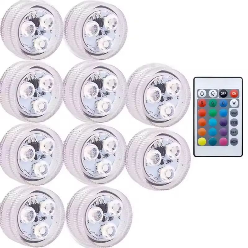 RadiantWave Under-Water RGB Ambient Light Strip (Battery-Powered & IP68 Waterproof)