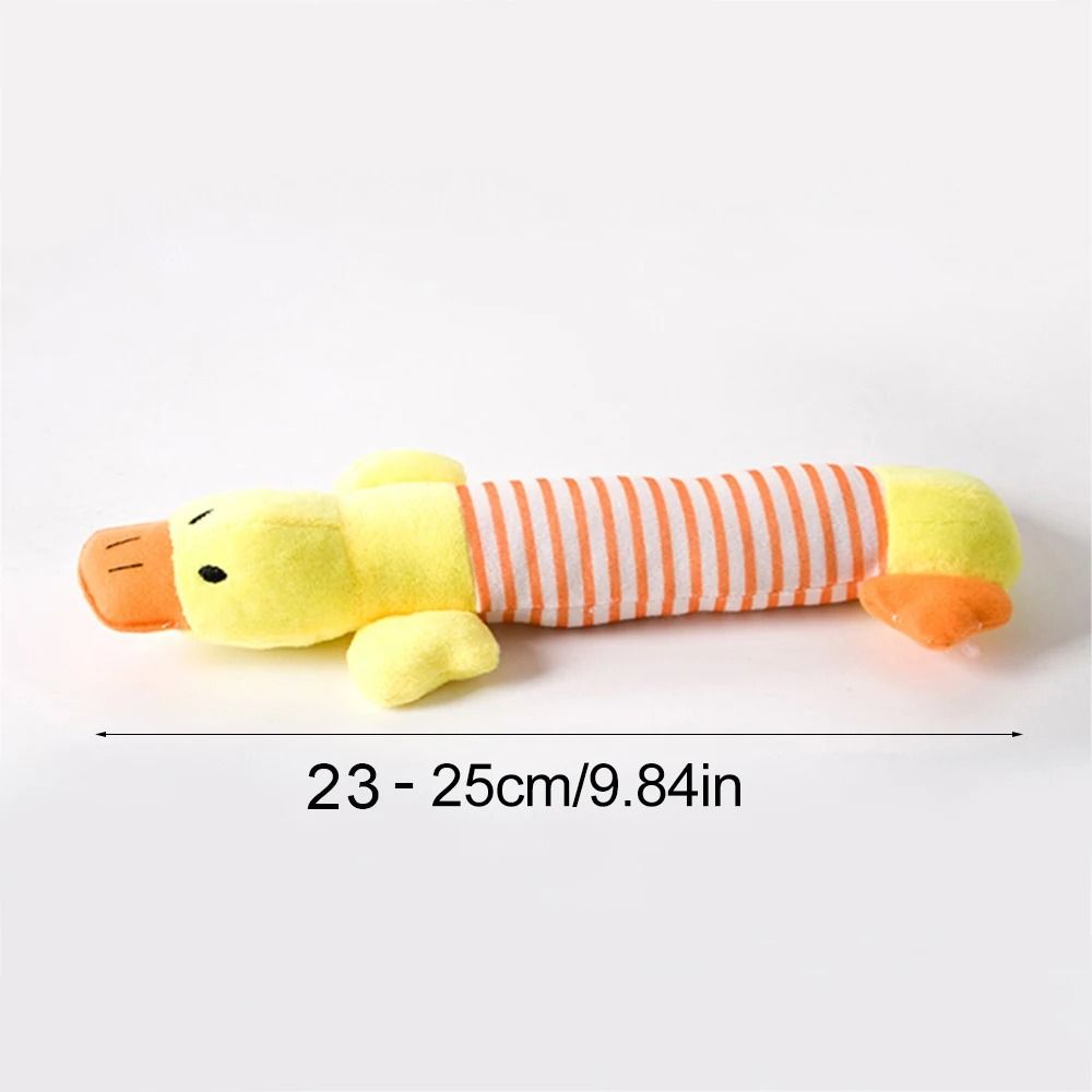 Mess-Free Stuffingless Plush Squeaky Dog Toy