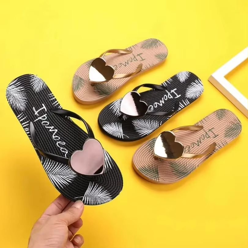 Heart Cloud Slippers Platform EVA Slides