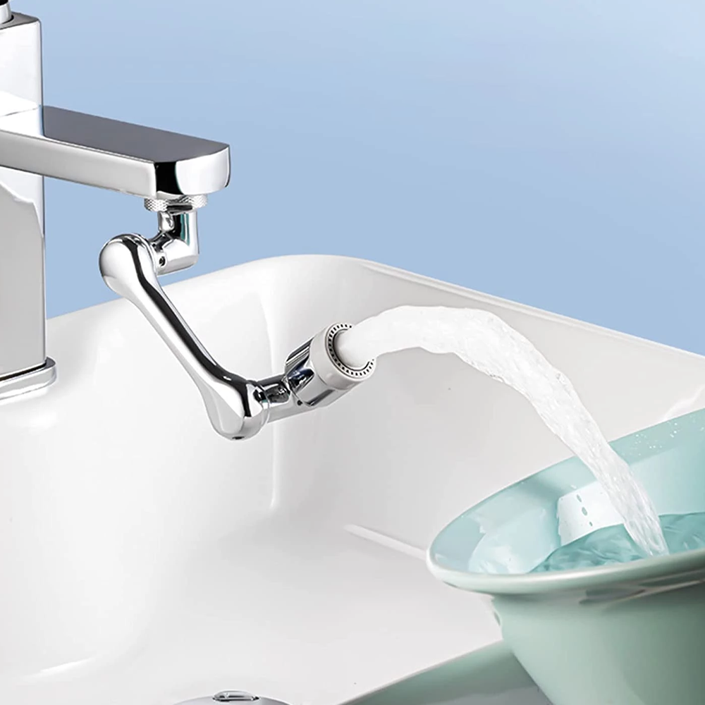 Universal 1080 Degree Rotatable Faucet Aerator Extender