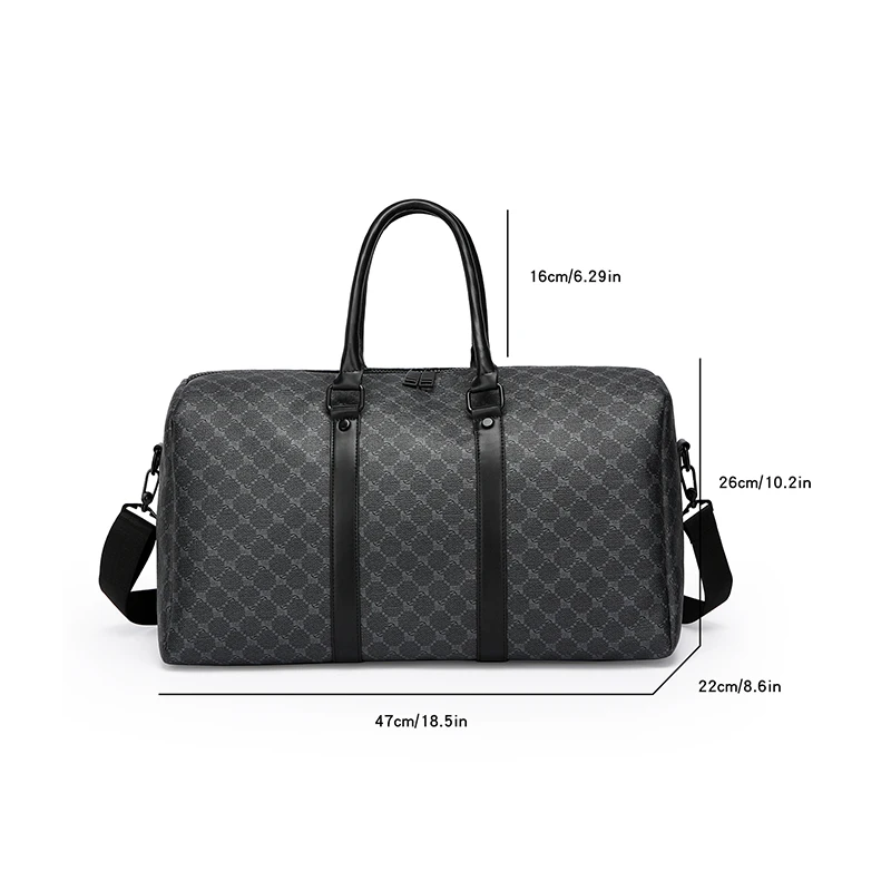 Gemini said Elite Executive Large Capacity Weekender Bag Classic Full Body Print