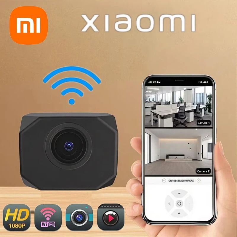1080P HD Mini WiFi Security Camera Portable Smart Home Monitor