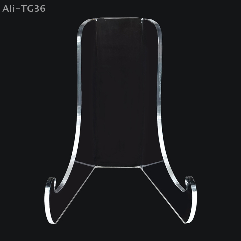 Clear Acrylic Plate Stand, Countertop Display Holder, Tea Brick, Artwork Easel, Magazine Collection Rack