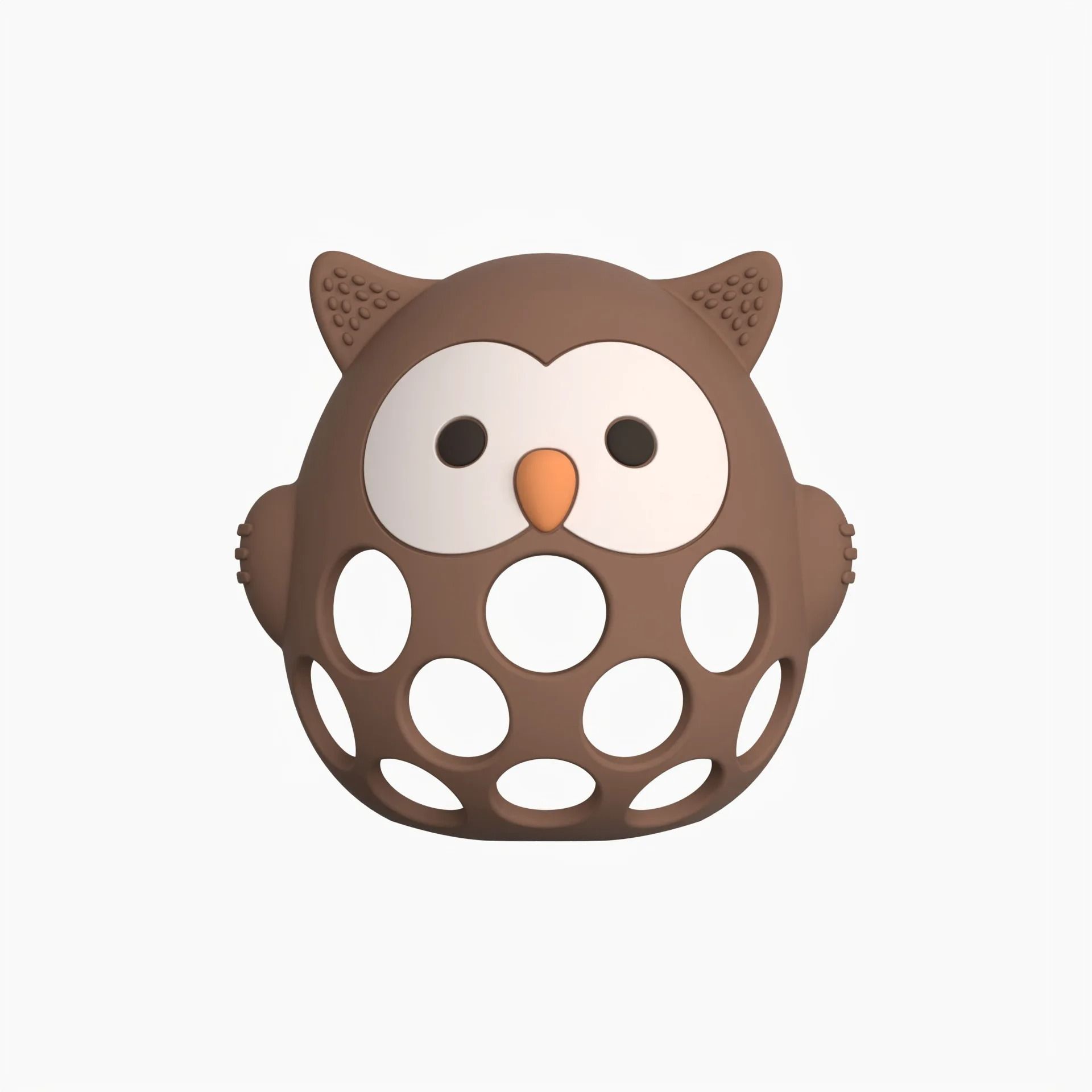 Hoot-Soothe Silicone Owl Teething Mitten