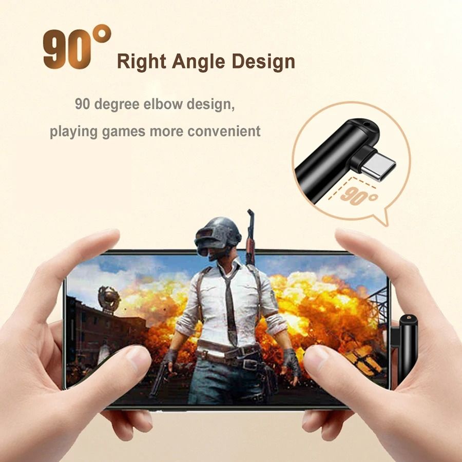 DAC USB C to 3.5mm Audio Adapter Digital Headphone Jack Converter