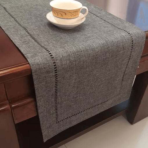 Basic Linen Style Table Runner Simple Elegant Dining & Party Table decor