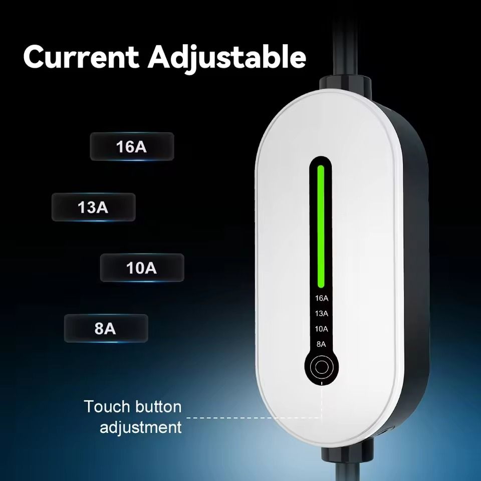 EV Portable Charger with Type 2 or GBT Plug and 3.5KW Fast Charging for Electric Vehicles