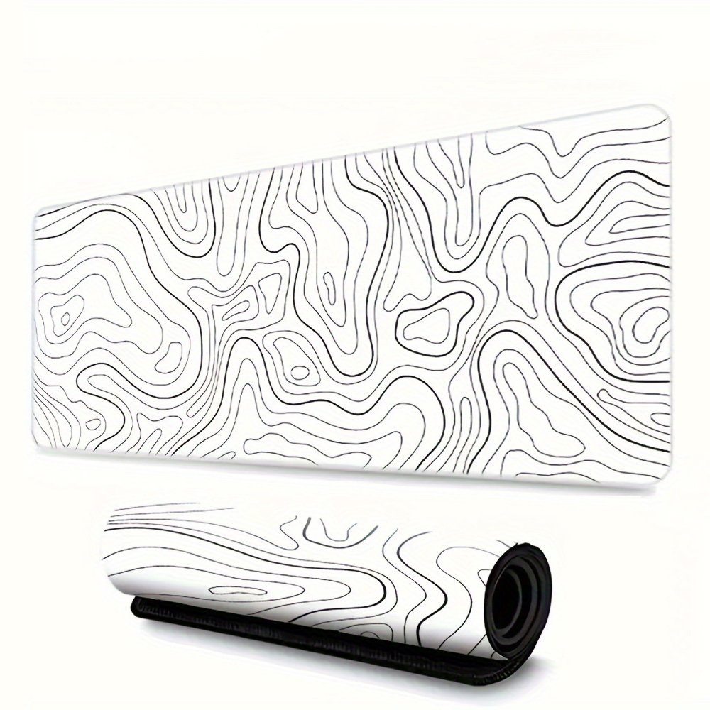 Large Mouse Pads For Desk, Extended Mouse Pad, Gaming Mouse Pad, Mouse Pad With Stitched Edges And Non Slip Rubber Base