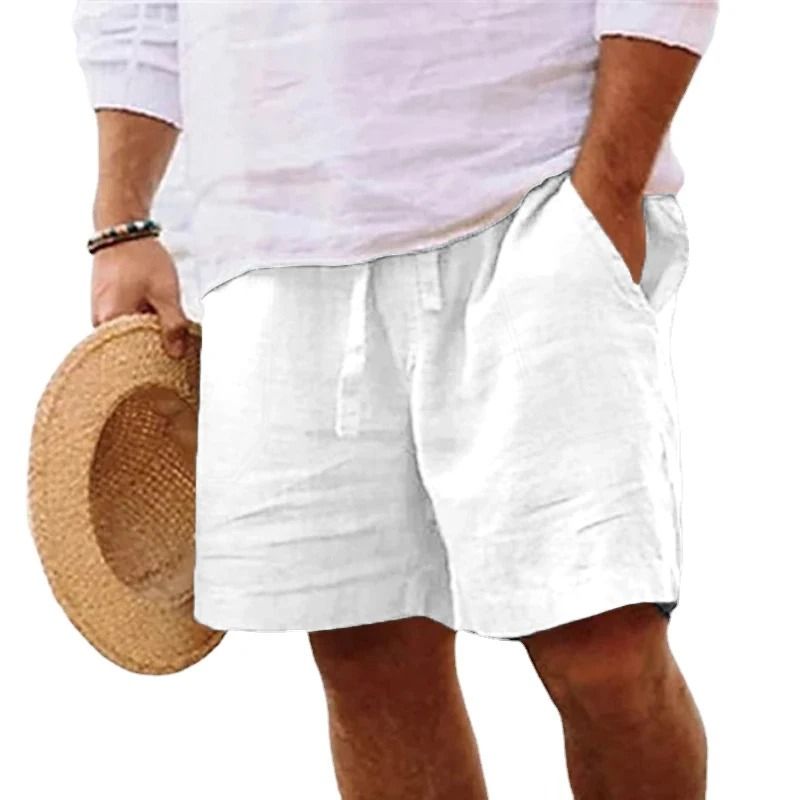Mens Lightweight Cotton Shorts for Gym and Beach