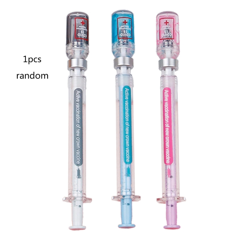 Creative Syringe Pen Novelty Ballpoint Fun Gift for Nurses & Doctors