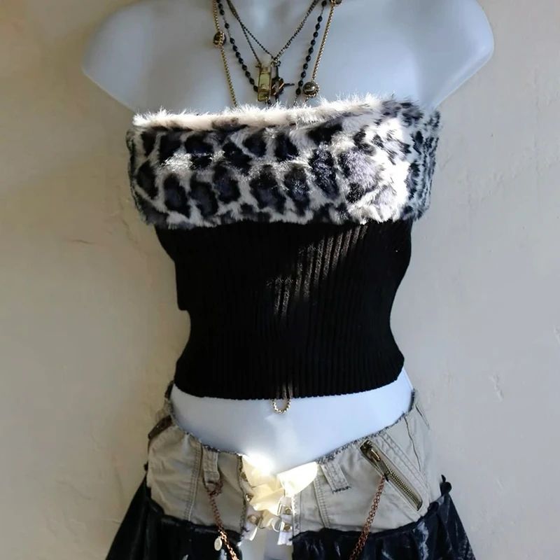 Y2K Lace Sling Backless Tank Top – Goth Coquette Punk Slim Cami