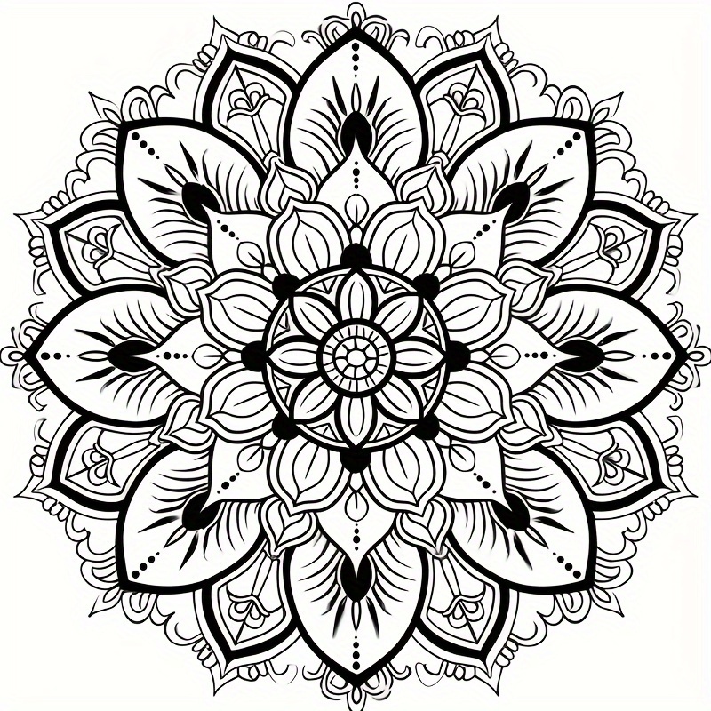 Adult Stress Relief Coloring Book, Drawing Supplies, Perfect for Gifting