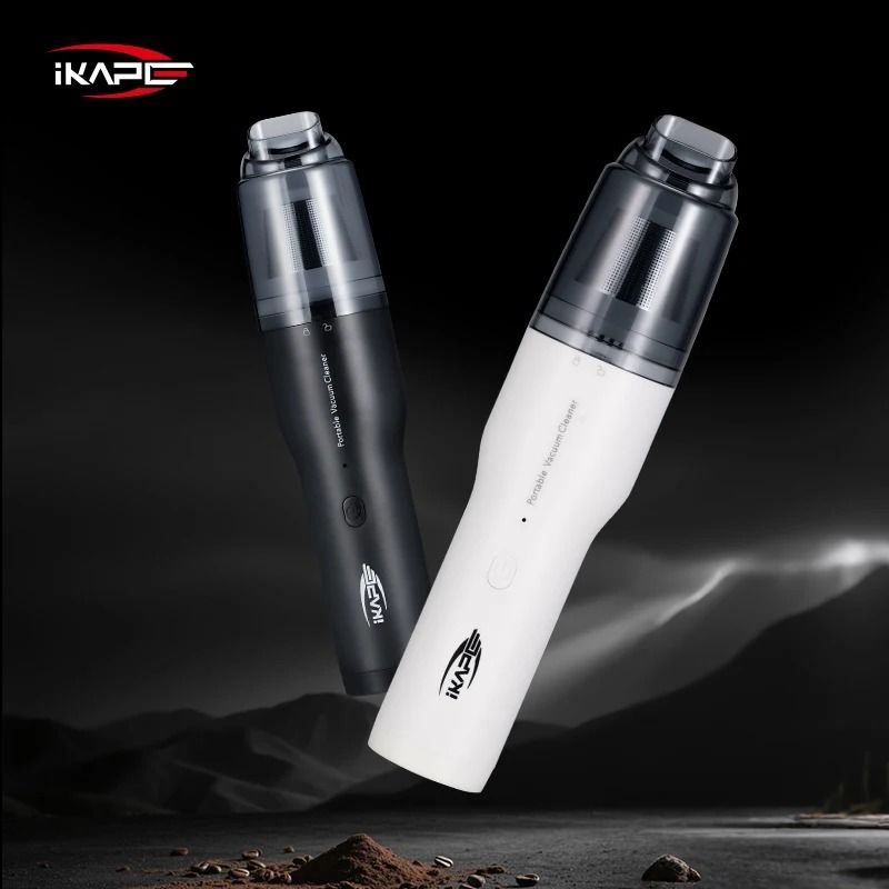 IKAPE Mini Wireless Vacuum Cleaner – Portable Handheld Solution for Coffee Grounds, Grinders, and Cars