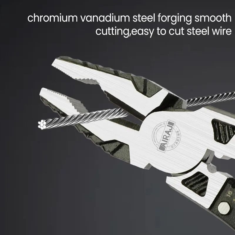 AIRAJ Multifunctional Diagonal Pliers Universal Wire Cutters Anti Slip Electrician Tool