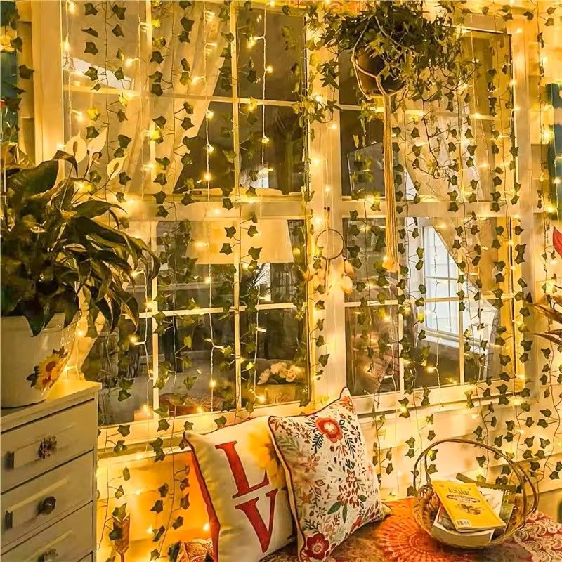 Battery Operated Ivy Vine String Lights