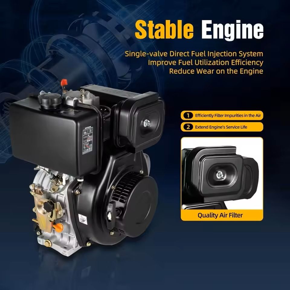 10HP Diesel Engine with Manual Start and Air Cooling