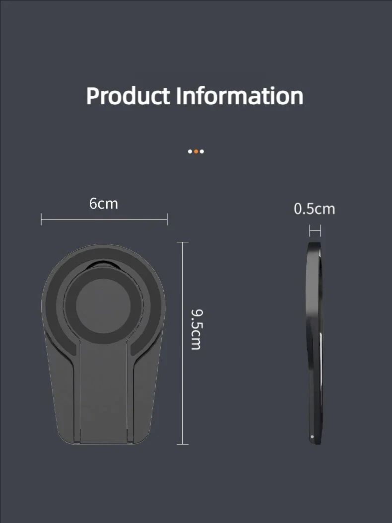 MagSafe Magnetic Phone Grip Stand Foldable Dual Holder