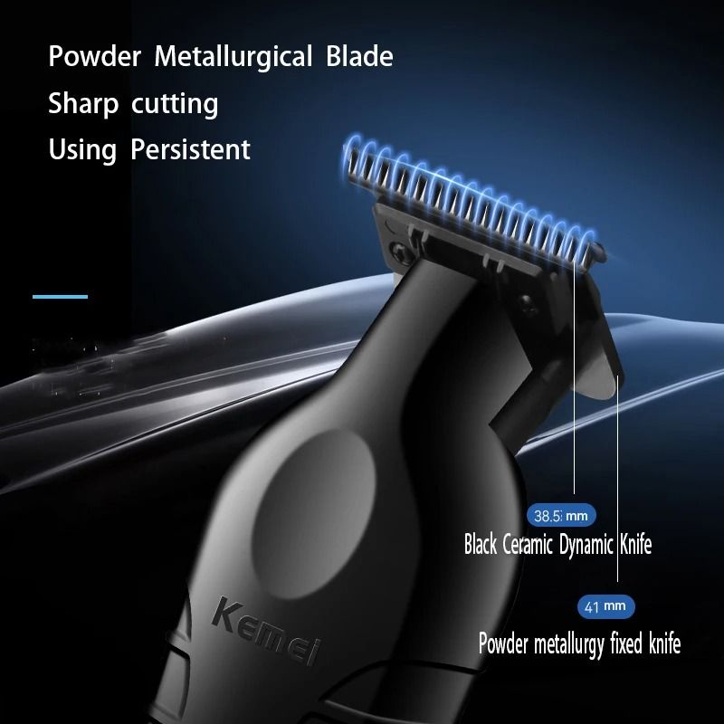 Professional Mens Hair Clipper Kit Rechargeable Electric Trimmer and Shaver