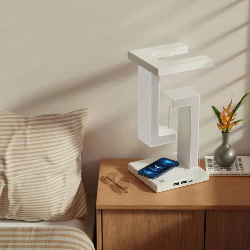 Novelty Floating Lamp With Detachable Wireless Charger