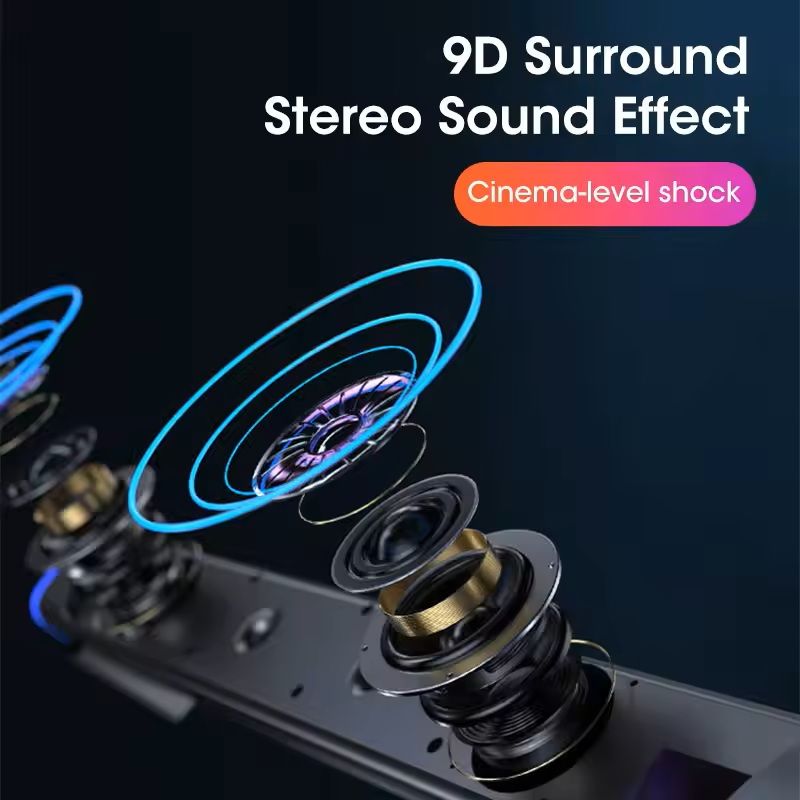 Bluetooth Computer Speaker Bar Stereo Subwoofer Soundbar
