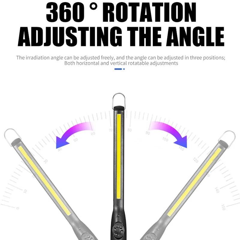 Rechargeable COB LED Magnetic Work Light for Car Repair and Home Use