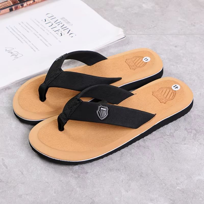OceanStride Men's Non-Slip Flip Flops – Casual Beach and House Sandals