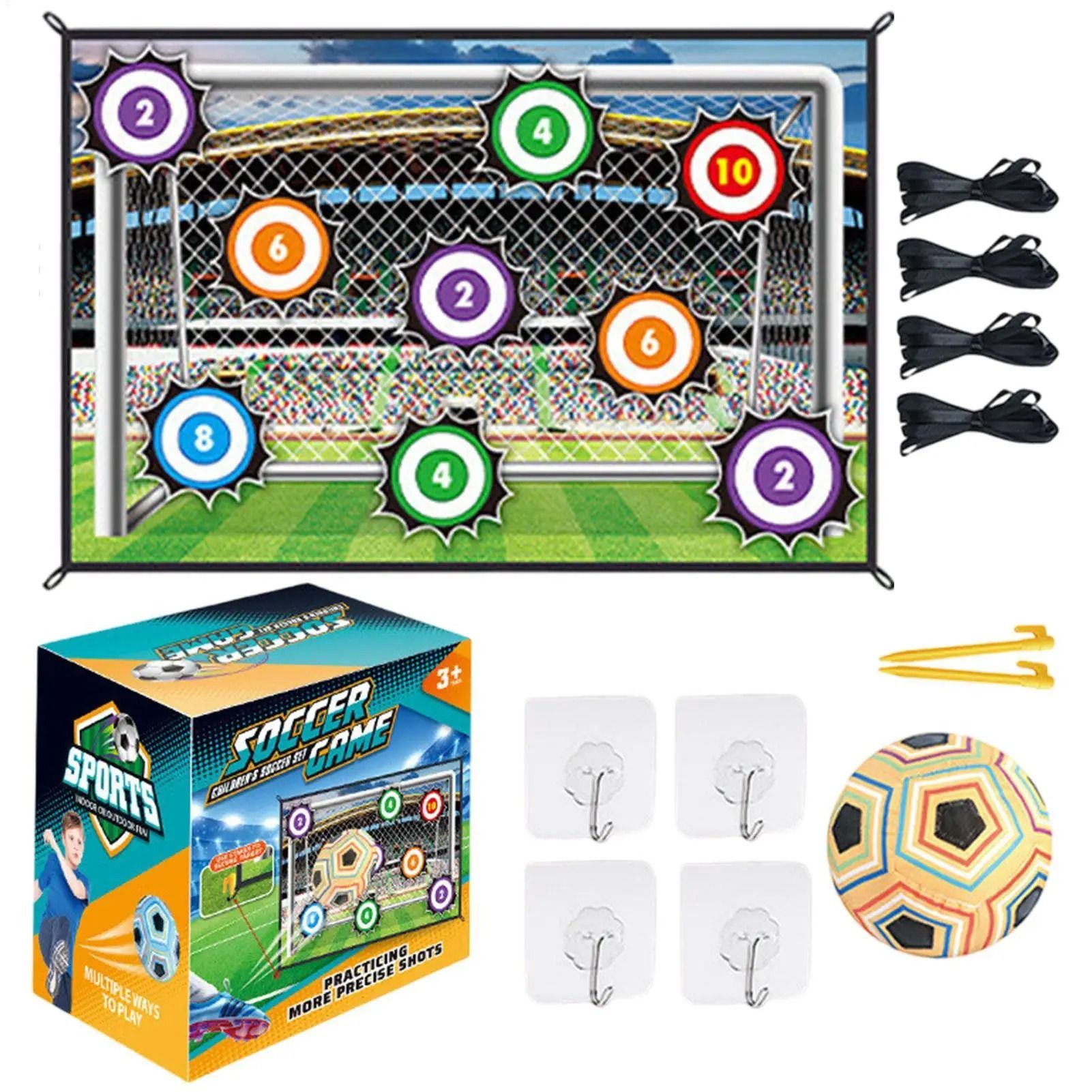 Kids Soccer Toss Game Set