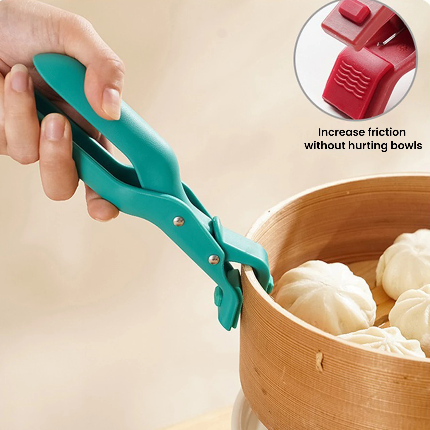 Anti-scald Clip Silicone Kitchen Holder, Anti-hot Plate Dish Pot Lifter, Heat Resistant Gadget