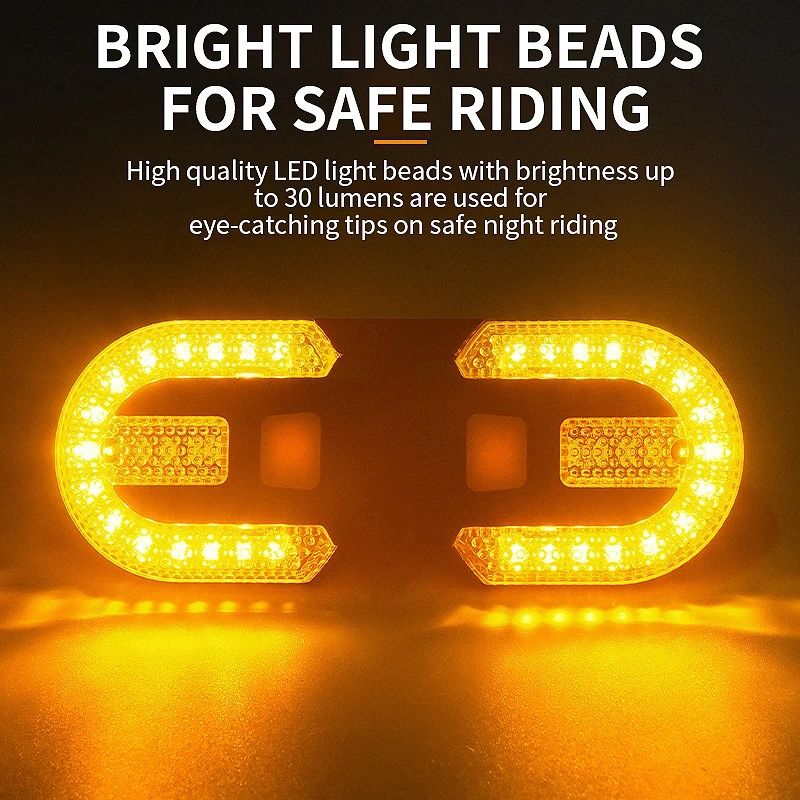 Wireless Bicycle Turn Signal Taillight with Remote Control