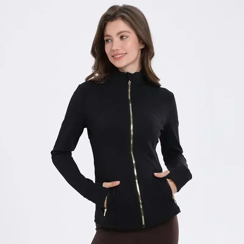 Lemon Women Defines Fleece Jacket Gym Stretch Zip Running Yoga Outerwear