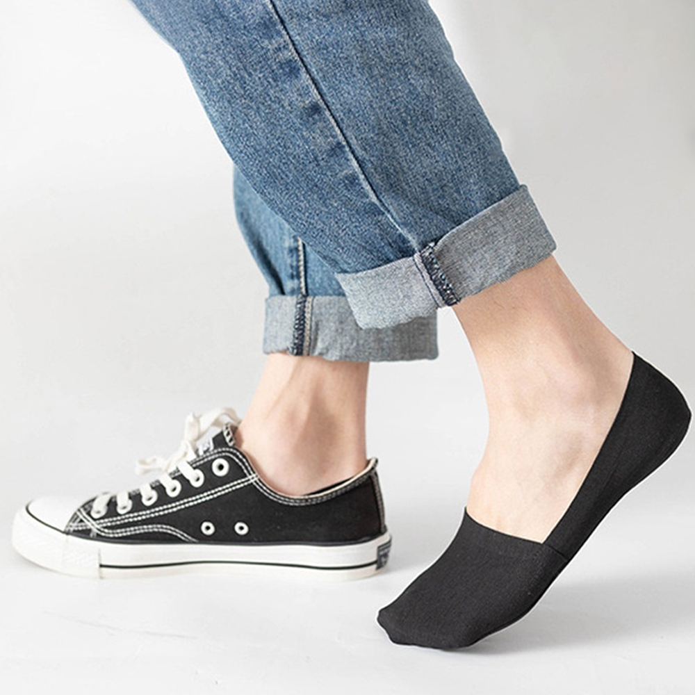 Snug Fit Sweat-Free Anti-Slip No Show Socks