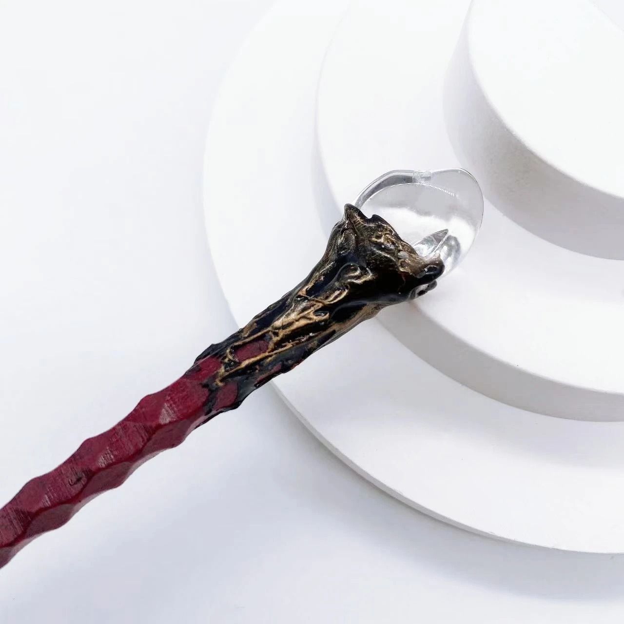 Architectural Healing Crystal Scepter Wand