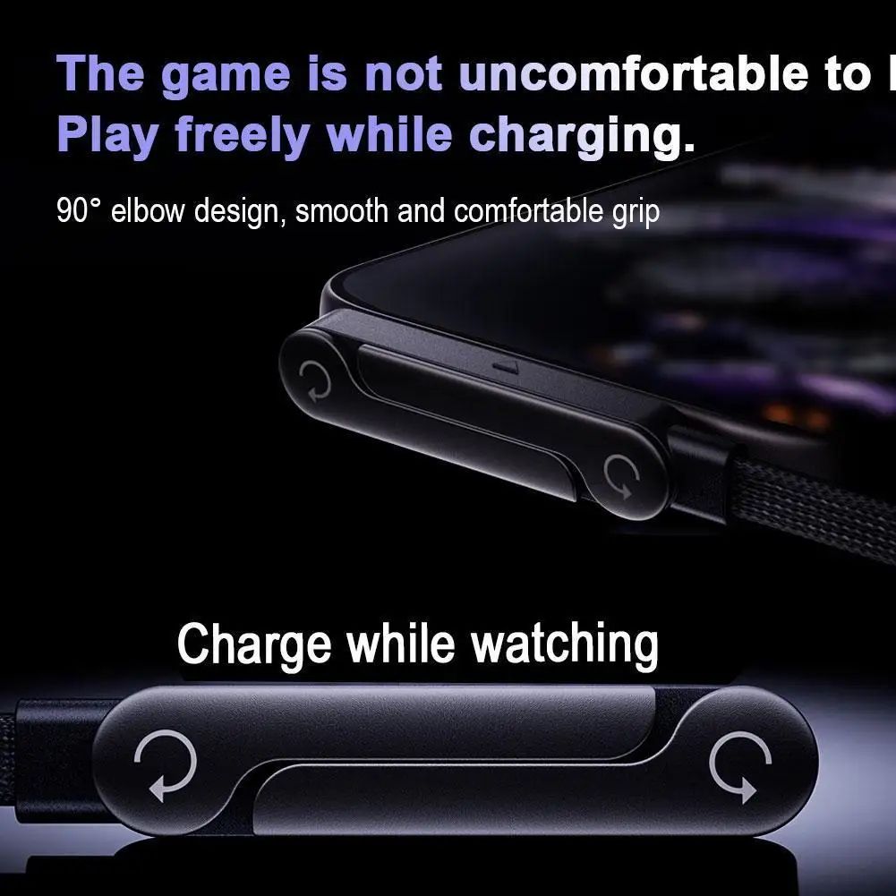 2 in 1 Fast Charging Cable with Phone Stand
