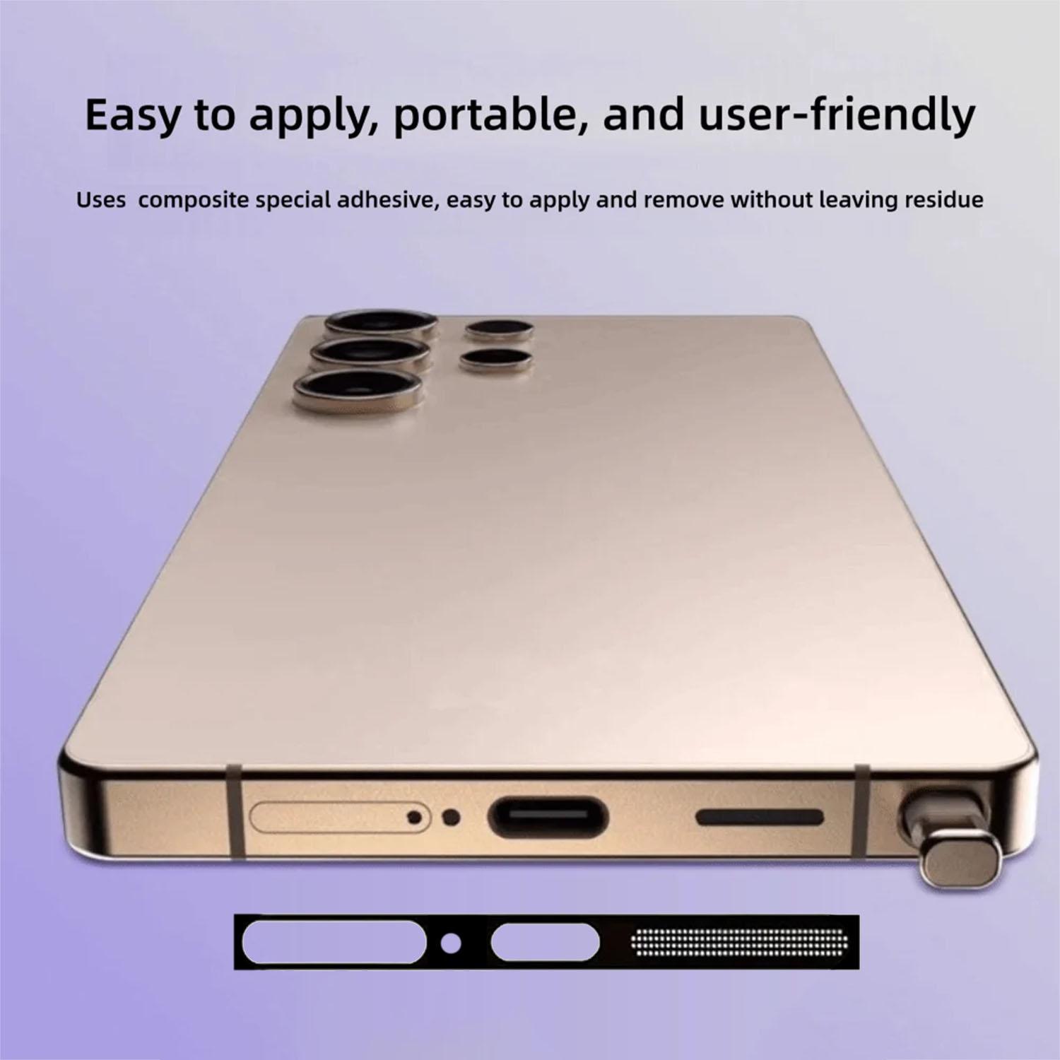 Metal Galaxy S26 Ultra Speaker Dust Cover, High Density Metallic Integrated Protection Mesh