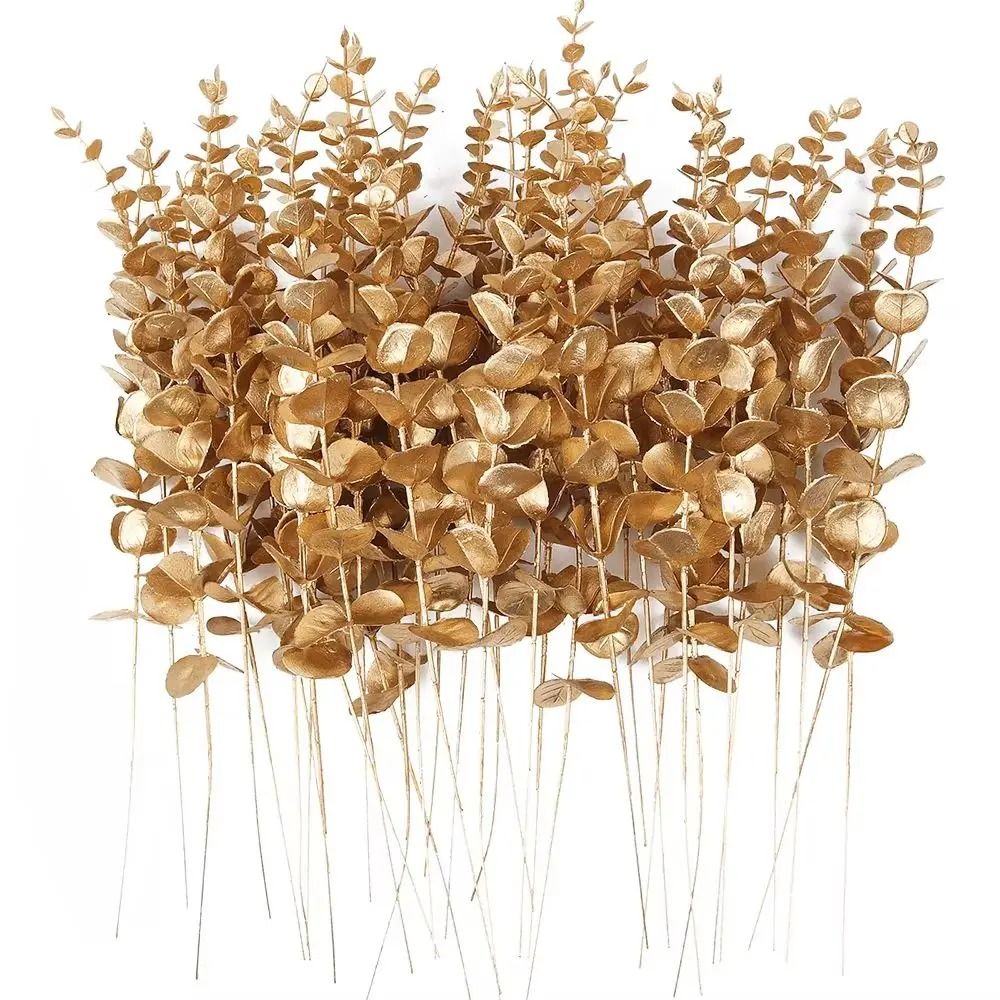 100-Piece Bulk Artificial Eucalyptus Leaf Set