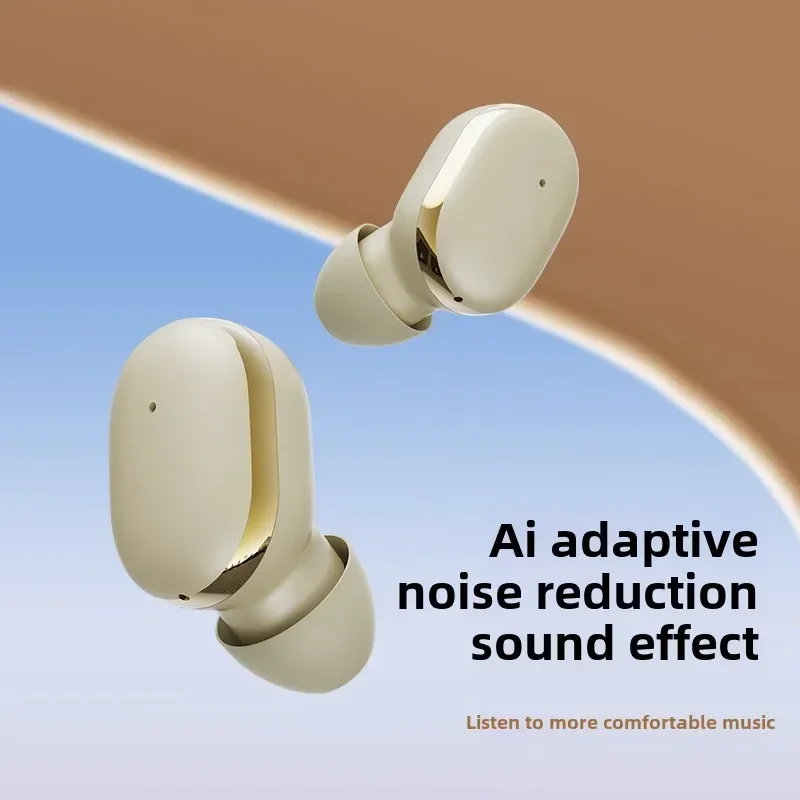 Transparent Wireless Bluetooth Earbuds with ENC Mic and LED Power Display