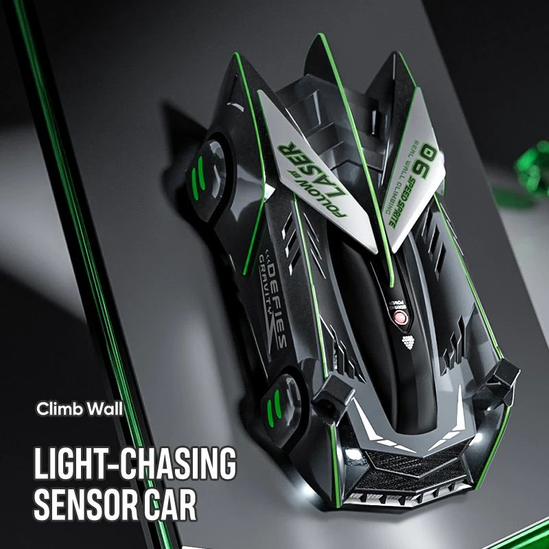 Wall Climbing RC Car Light Chasing Remote Control Anti Gravity Racing Toy