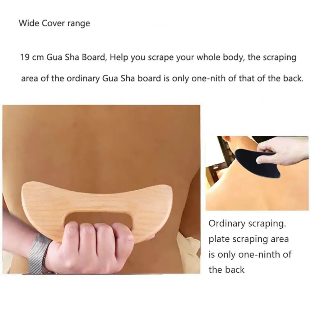 Wooden Gua Sha Body Massage Scraping Tool