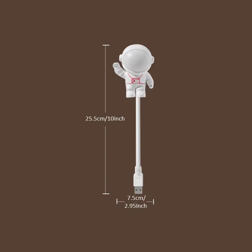 Astronaut USB Night Light Voice Control Mini LED Desk Lamp