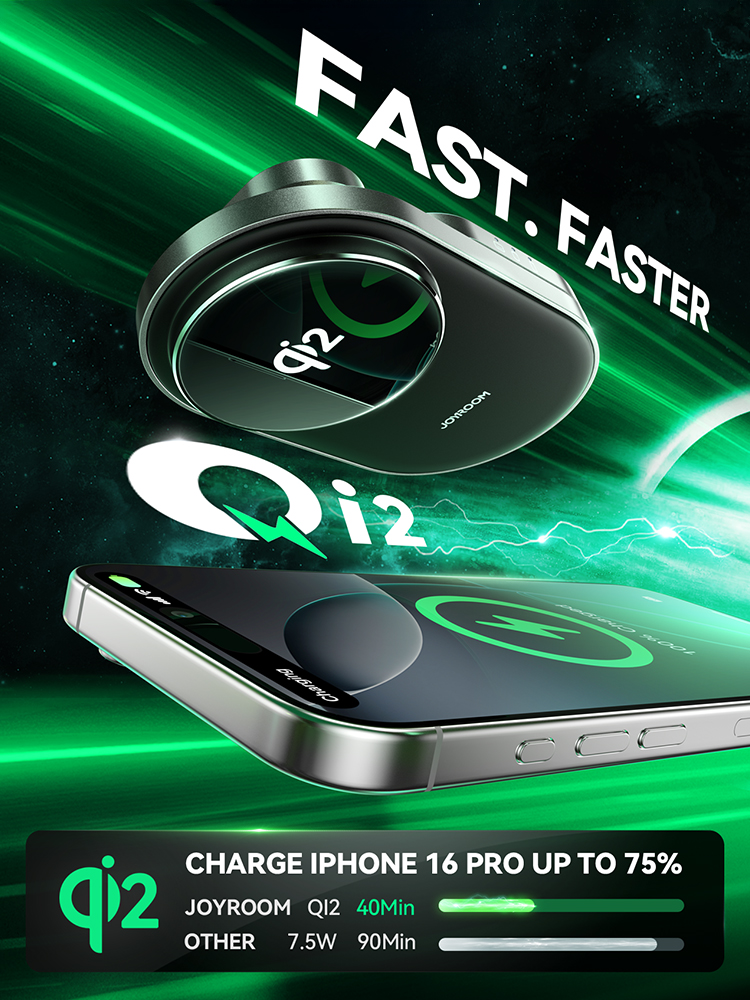 Foldable Qi2 3 in 1 Wireless Charging Station, Fast Wireless Charger Stand, iPhone & Apple Watch