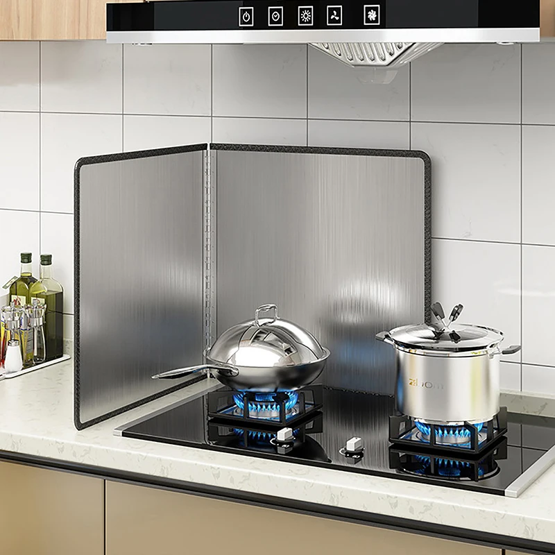 Oil Splatter Guard for Frying – Stainless Steel Grease Screen for Gas Stove Protection