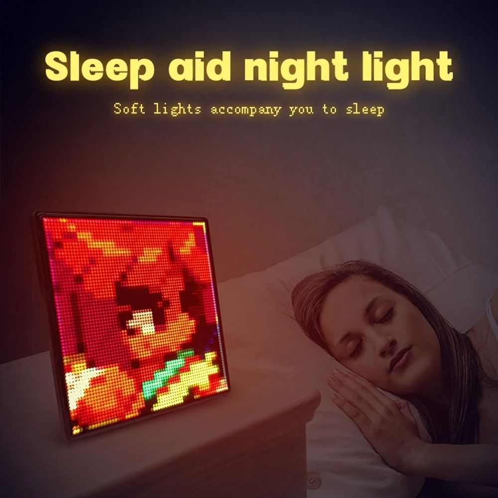 DIY LED Pixel Display RGB Panel Lamp Programmable Pixel Art Digital Screen