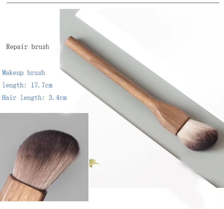 Karsyngirl Makeup Brush Wood Walnut Large Retro Powder Brush