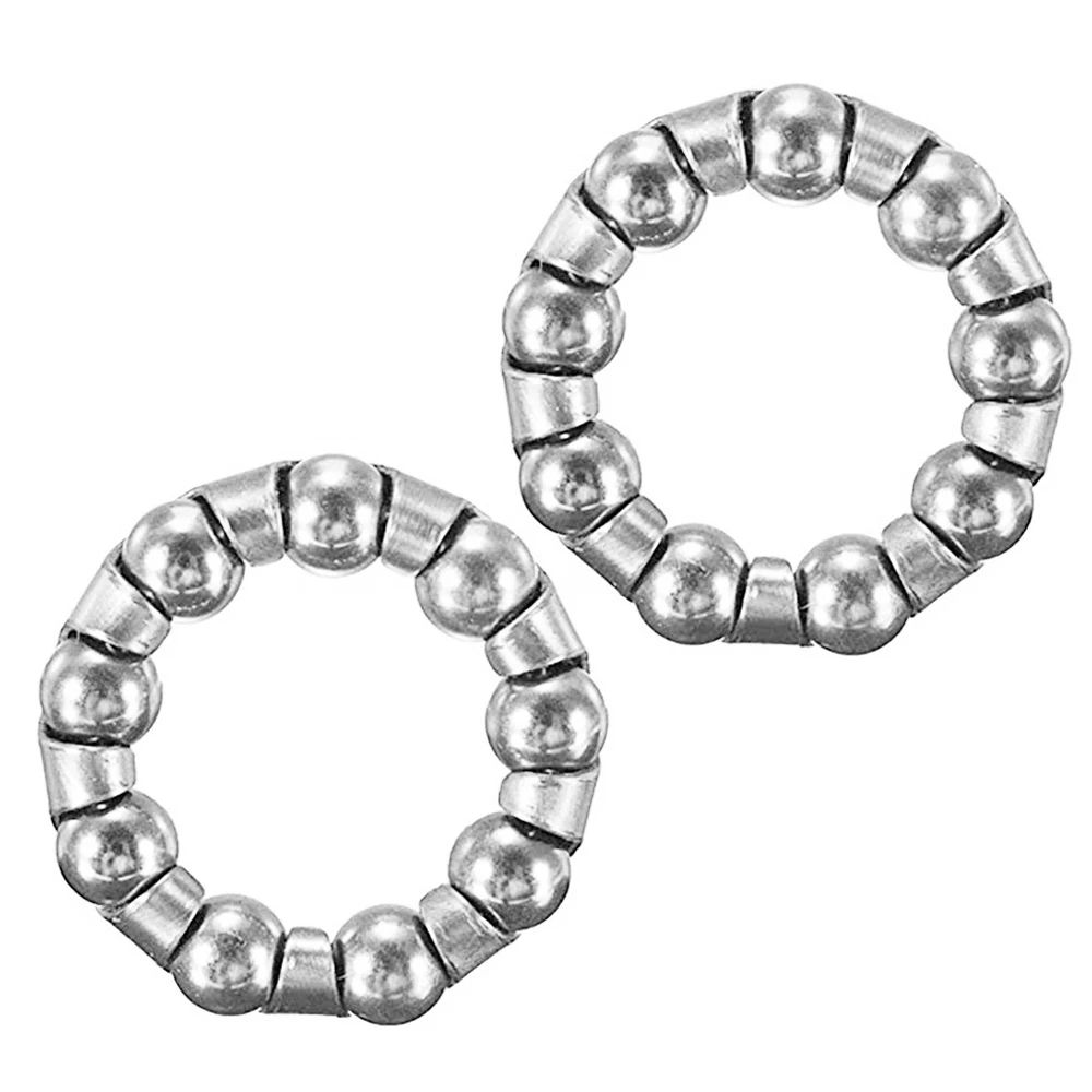 5-Pack 1/4 x 9 Bike Ball Bearing Retainer Set for Bottom Bracket & MTB Crank Repair