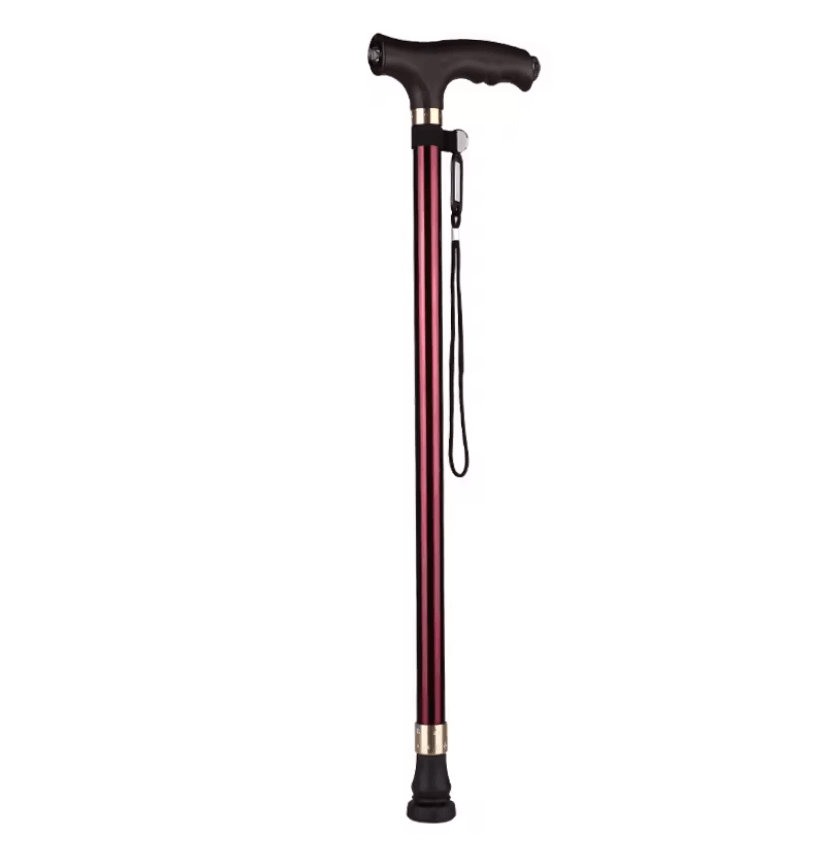 SureStep Retractable Aluminum Walking Cane with LED Light and Non Slip Base