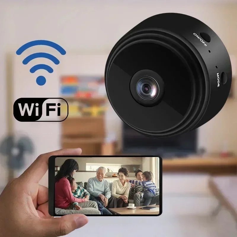 Mini WiFi Camera for Security Protection, Wireless Remote Monitor Camcorders Video Surveillance Smart Home